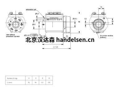 LTN滑環(huán)SH085-MSP技術圖紙