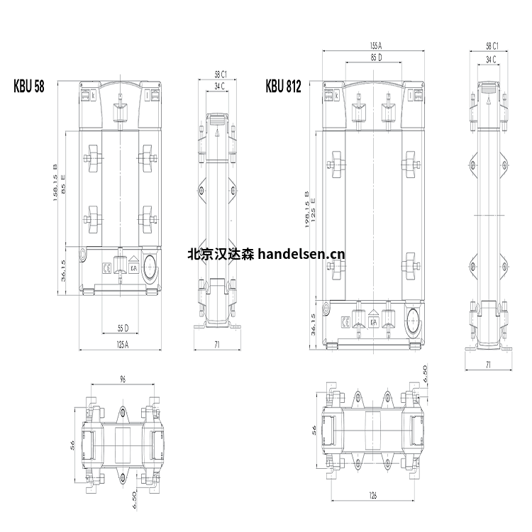 Janitza電纜分芯式電流互感器KBU58